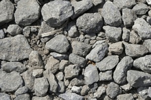 stone and soil